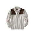 thumbnail image 1 of Boulder Creek By Kingsize Men's Big & Tall ™ Patch Sweater With Mock Neck, 1 of 3