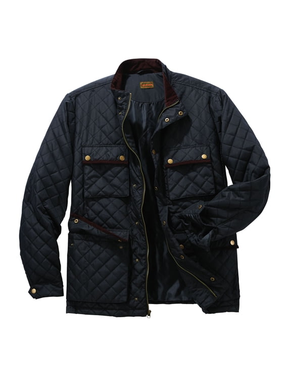 By Kingsize Men's Big & Tall Quilted Jacket