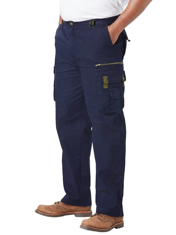 By Kingsize Men's Big & Tall Ripstop Cargo Pants