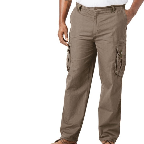 Boulder Creek By Kingsize Men's Big & Tall Ripstop Cargo Pants