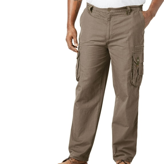 Boulder Creek by KingSize Men's Big & Tall Expedition Ripstop Cargo Pants