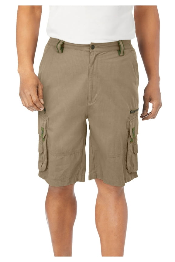 By Kingsize Men's Big & Tall  Ripstop Cargo Shorts