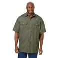 thumbnail image 1 of Boulder Creek By Kingsize Men's Big & Tall Short Sleeve Pilot Shirt, 1 of 5