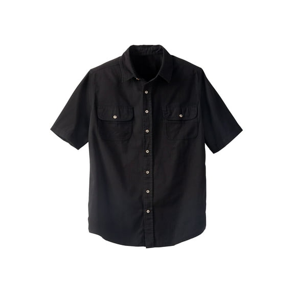 Boulder Creek By Kingsize Men's Big & Tall Short Sleeve Shirt