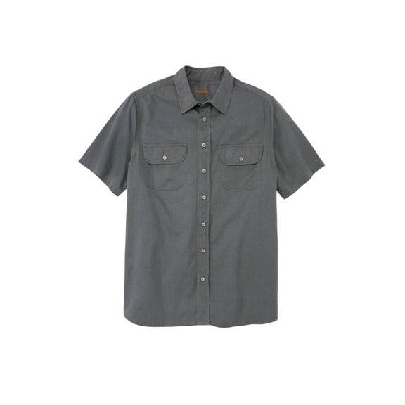 Boulder Creek By Kingsize Men's Big & Tall  Short Sleeve Shirt