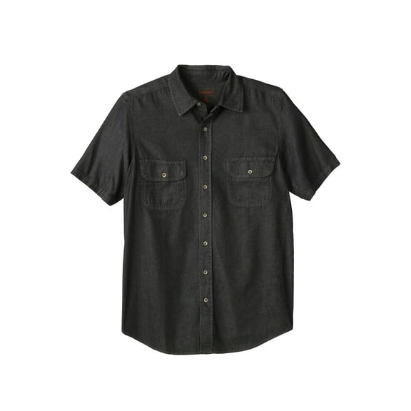 Boulder Creek By Kingsize Men's Big & Tall  Short Sleeve Shirt