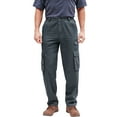 thumbnail image 1 of Boulder Creek By Kingsize Men's Big & Tall  Side-Elastic Stacked Cargo Pocket Pants, 1 of 4