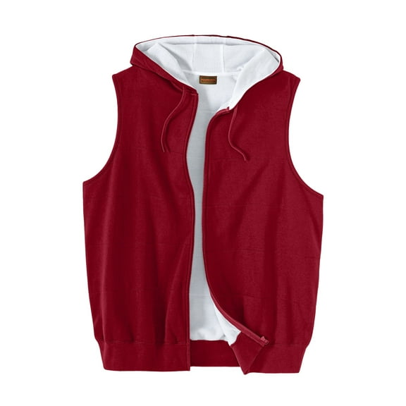 Boulder Creek By Kingsize Men's Big & Tall  Thermal Lined Fleece Vest