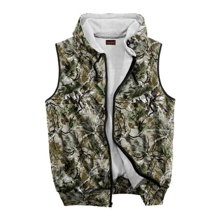 Boulder Creek By Kingsize Men's Big & Tall Thermal Lined Fleece Vest