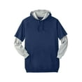 thumbnail image 1 of Boulder Creek By Kingsize Men's Big & Tall Thermal Lined Layered Look Hoodie, 1 of 6