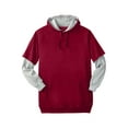thumbnail image 1 of Boulder Creek By Kingsize Men's Big & Tall Thermal Lined Layered Look Hoodie, 1 of 6
