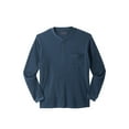 thumbnail image 1 of Boulder Creek By Kingsize Men's Big & Tall Thermal Pocket Longer-Length Henley  Long Underwear Top, 1 of 3