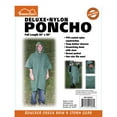 thumbnail image 1 of Boulder Creek Green PVC-Coated Nylon Rain Poncho One Size Fits All, 1 of 5