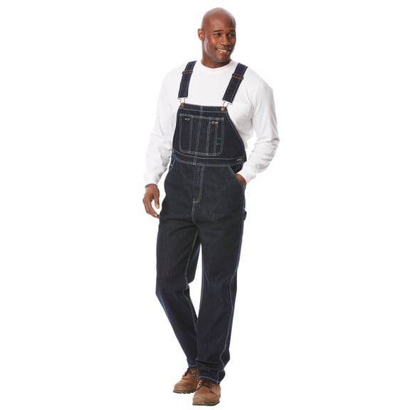 Boulder Creek by KingSize Men's Big & Tall  Denim Overalls