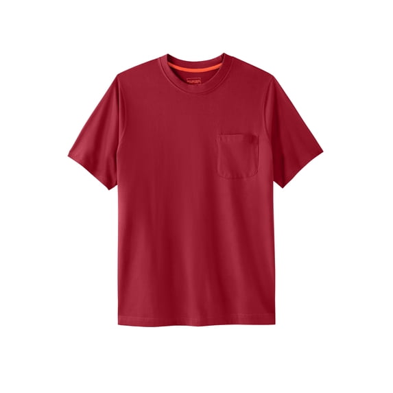 Boulder Creek by KingSize Men's Big & Tall Heavyweight Pocket Crewneck T-Shirt