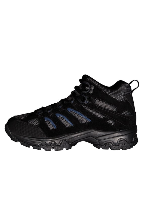 by KingSize Men's Big & Tall Lace-Up Hiking Boots - 14 EW, Black Suede