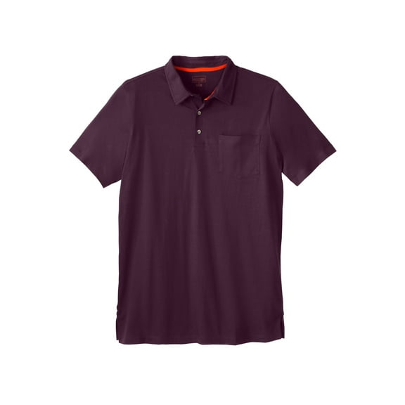 Boulder Creek by KingSize Men's Big & Tall Longer-Length Heavyweight Polo