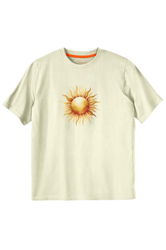 by KingSize Men's Big & Tall  Nature Graphic Tee - Tall - 6XL, Nap White