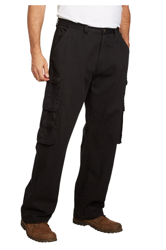 by KingSize Men's Big & Tall Ranger Side-Elastic Stacked Cargo Pocket Pants
