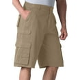 thumbnail image 1 of Boulder Creek by KingSize Men's Big & Tall Side-Elastic Stacked Cargo Pocket Shorts, 1 of 5