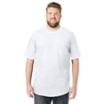 thumbnail image 1 of Boulder Creek by Kingsize Men's Big & Tall Heavyweight Pocket Crewneck T-Shirt - 3XL, White, 1 of 6