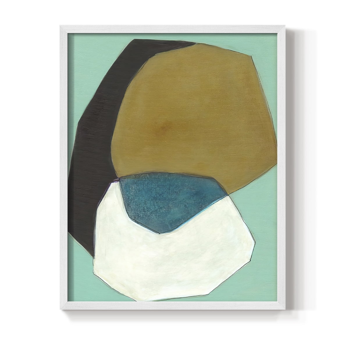 Boulder I in Paper Solid Wood 11 x 14 Framed Print