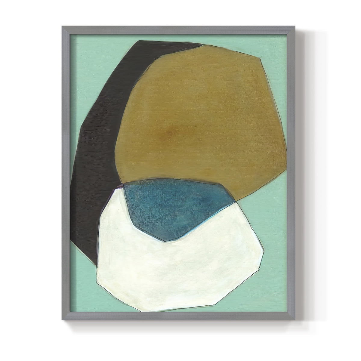 Boulder I in Paper Solid Wood 11 x 14 Framed Print