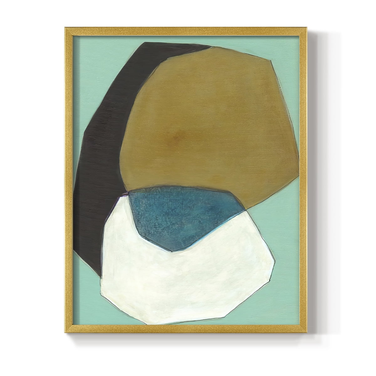 Boulder I in Paper Solid Wood 22 x 28 Framed Print