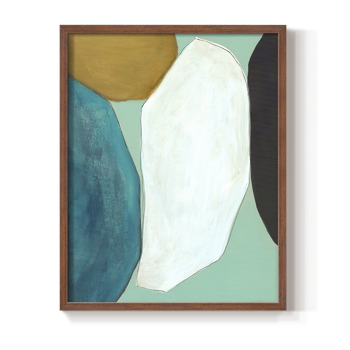 Boulder II in Paper Solid Wood 11 x 14 Framed Print