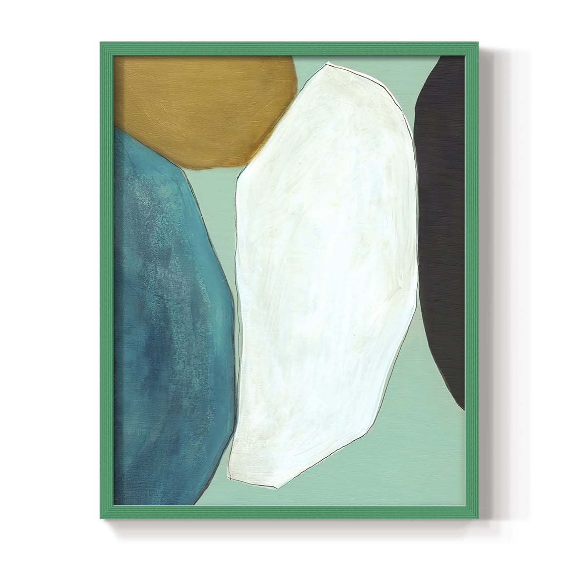 Boulder II in Paper Solid Wood 11 x 14 Framed Print