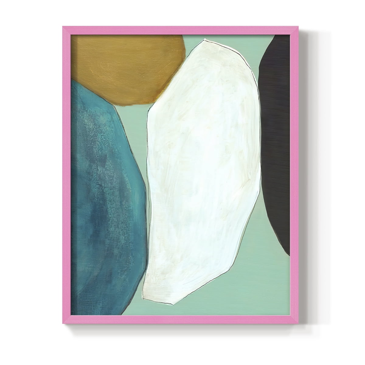 Boulder II in Paper Solid Wood 11 x 14 Framed Print