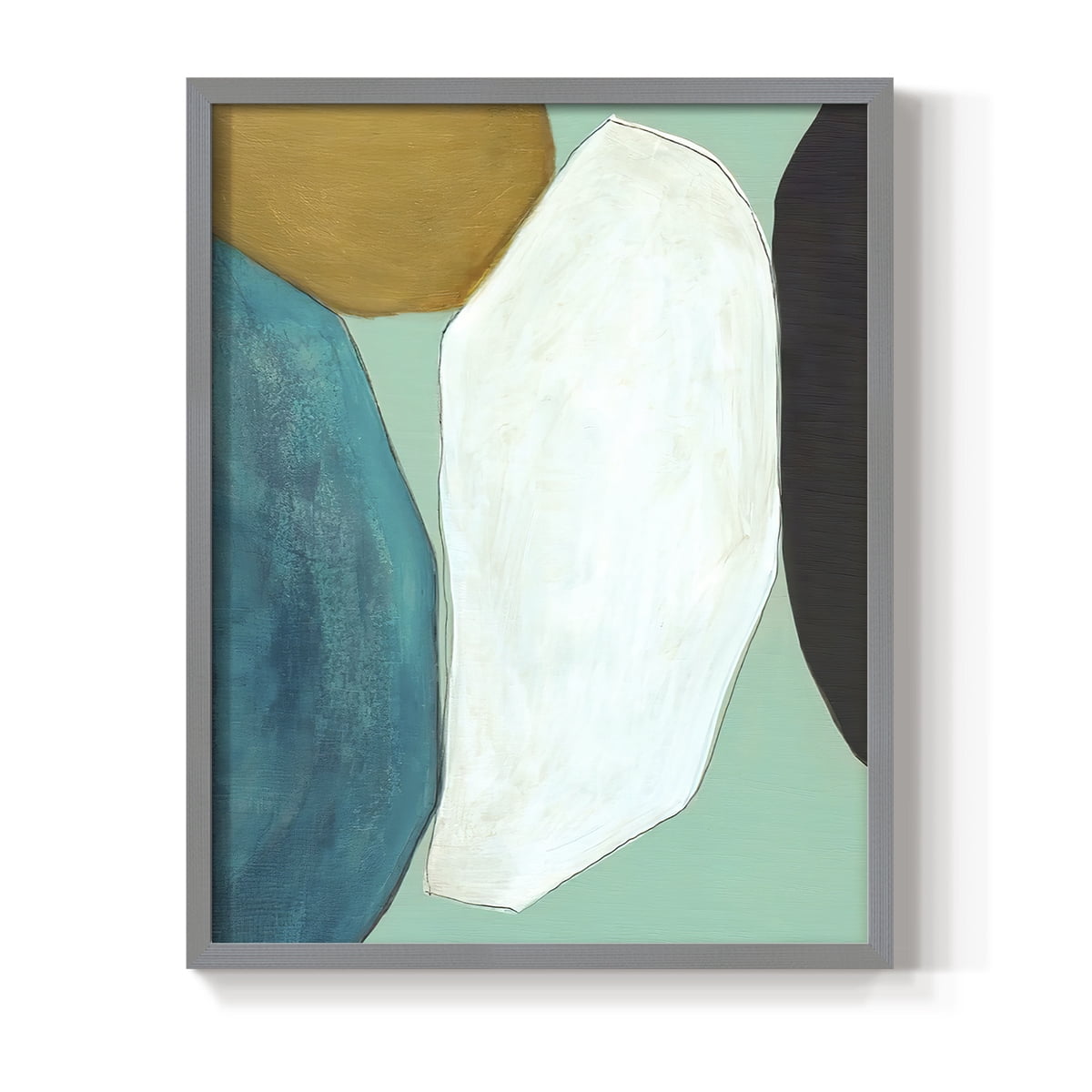Boulder II in Paper Solid Wood 8 x 10 Framed Print