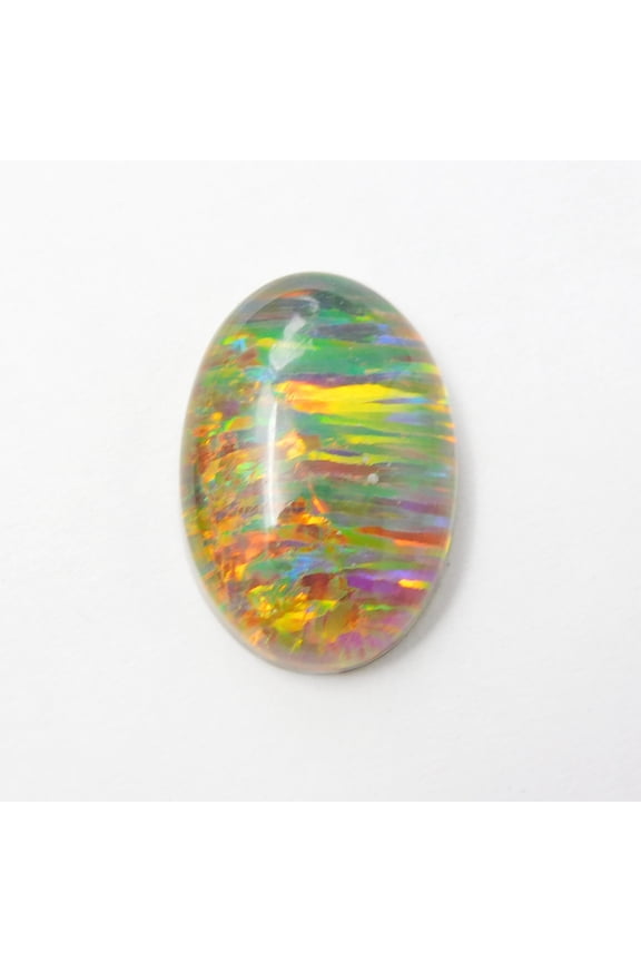 Boulder Opal Oval Cut 16.00 Ct Fire Natural Ring Size CERTIFIED Loose Gemstone