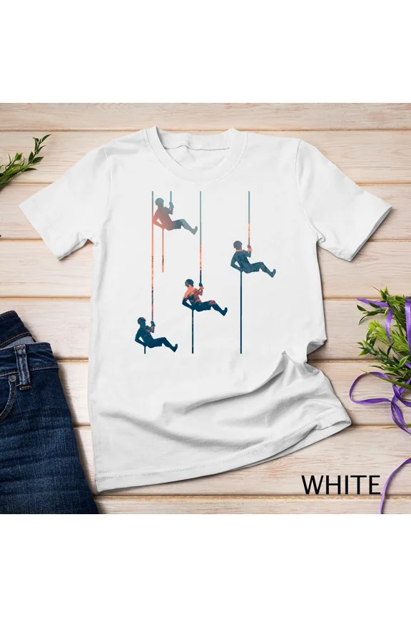 Bouldering Climbing Tee Men Women Unisex Tshirt