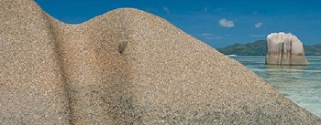 Boulders on the beach Anse Source dArgent La Digue Island Seychelles Canvas Art - Panoramic Images (30 x 12)