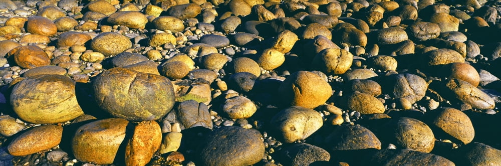 Boulders on the beach Calumet Park Beach La Jolla San Diego San Diego County California USA Canvas Art - Panoramic Images (36 x 12)
