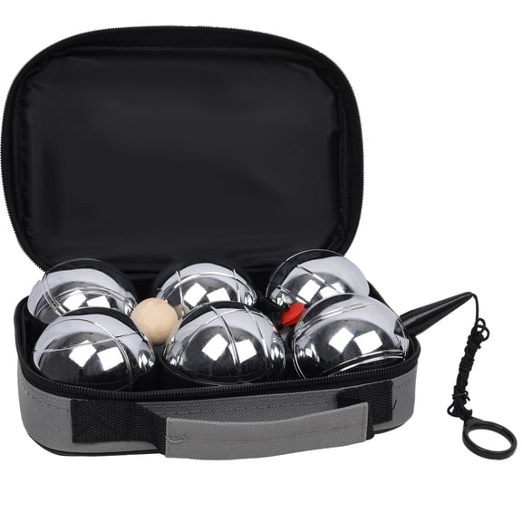 Boules Set Large Action Game, Outdoor, Beach, Lawn Backyard Family Party Games for Adults