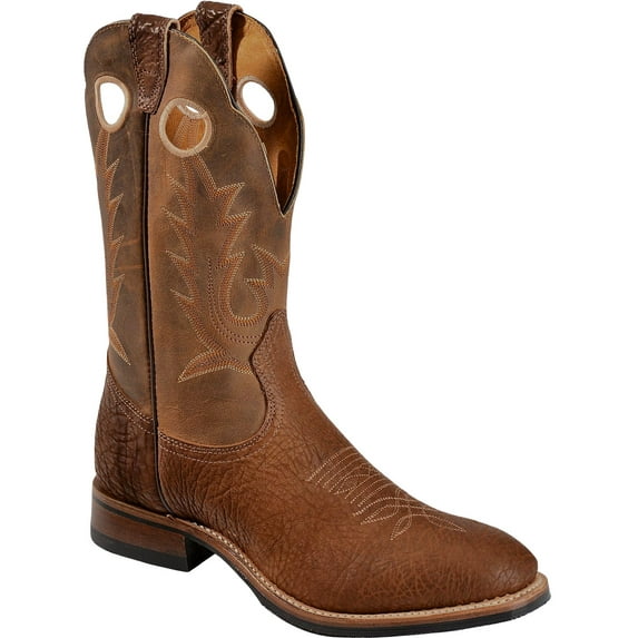 Boulet Men's Cognac Western Boot Round Toe - 5117 9.5 5E US