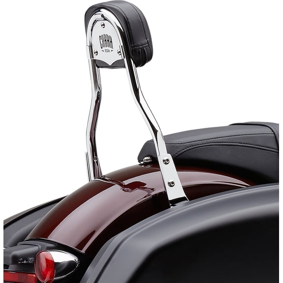 Boulevard Exhaust Detachable Backrest Kit - Round - Chrome