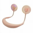 thumbnail image 1 of Boulevard F Mini Fan LED & USB Rechargeable Neckband Lazy Neck Hanging Dual Cooling Fans, 1 of 13
