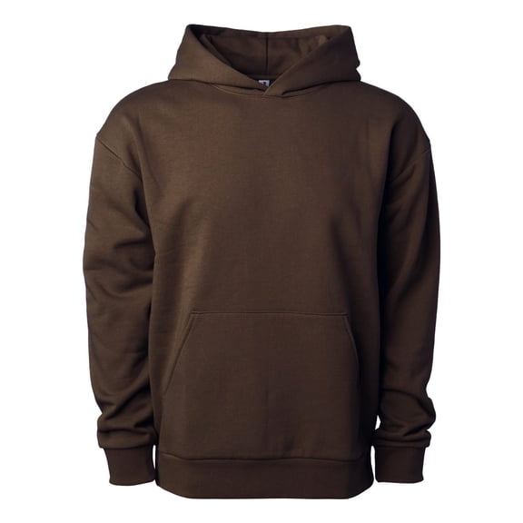 Independent Trading Co. IND330BLV Boulevard 330GM Heavyweight Pullover Hood-Brown-3X