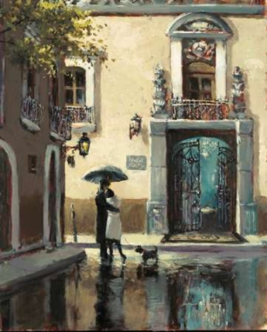 Boulevard Hotel Canvas Art - Brent Heighton (20 x 24)
