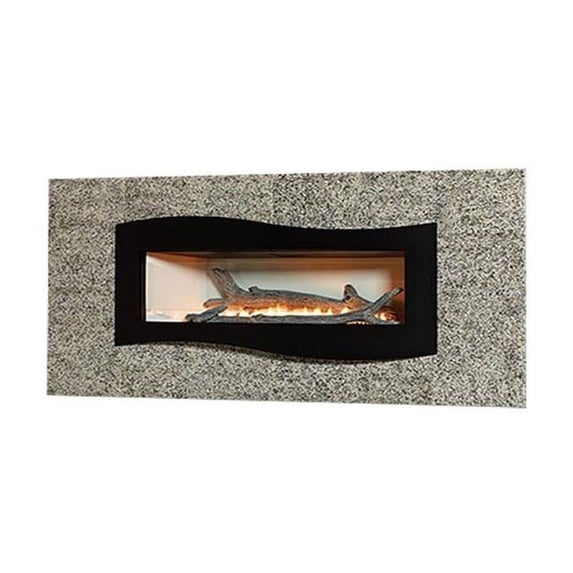 Boulevard Linear Vent Free Natural Gas Fireplace with IP Barrier Screen