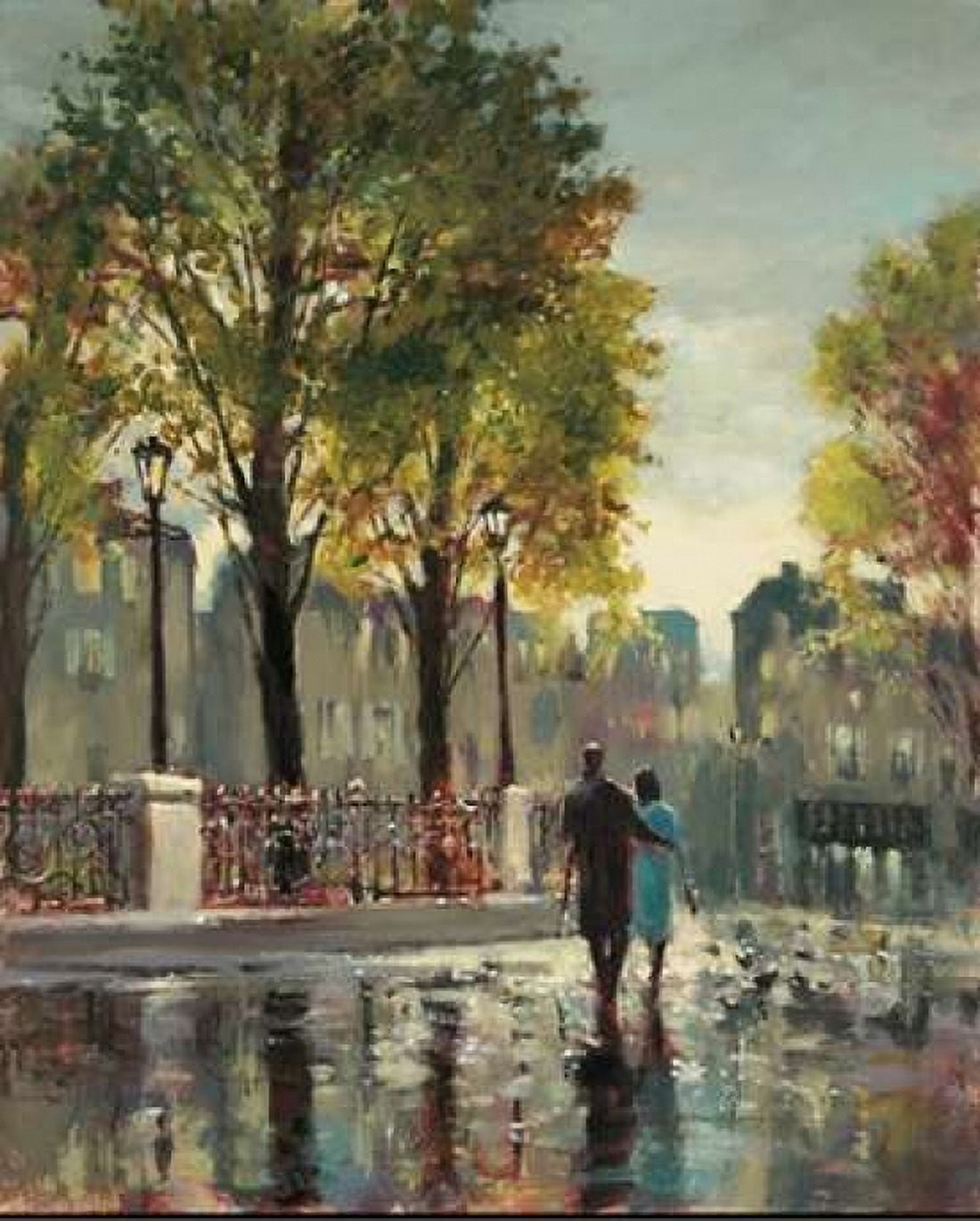Boulevard Walk Canvas Art - Brent Heighton (20 x 24)