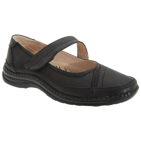 Boulevard Womens Extra Wide EEE Fitting Mary Jane Shoes