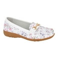 thumbnail image 1 of Boulevard Womens Floral Leather Loafers, 1 of 4