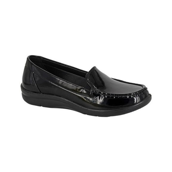 Boulevard Womens Patent PU Loafers