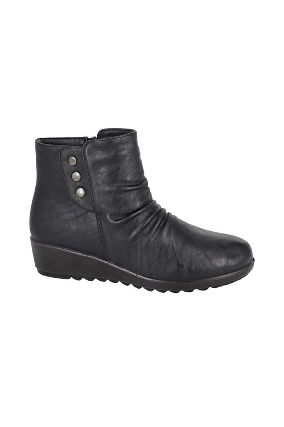 Womens Zip Ankle Boots