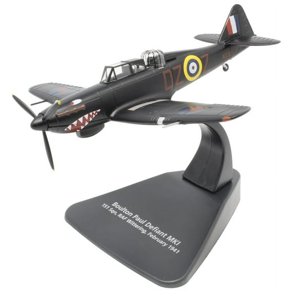 Boulton Paul Defiant MK I Aircraft "RAF Wittering" (Feb. 1941) "Oxford Aviation" 1/72 Diecast Model Airplane by Oxford Diecast