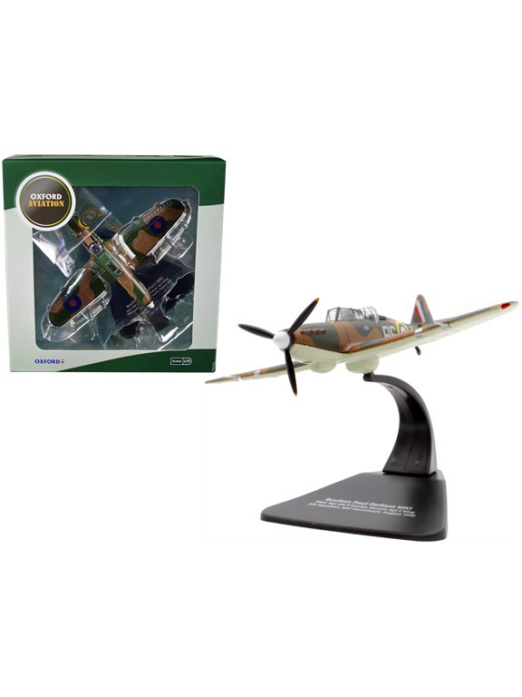 Boulton Paul Defiant MK I Fighter Plane 264 Squadron, RAF Hornchurch (August 1940) 1/72 Diecast Model Airplane by Oxford Diecast